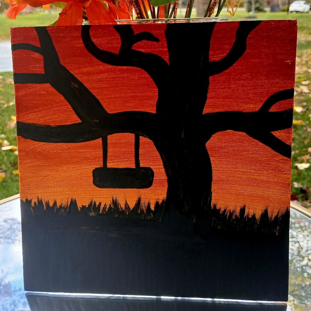 Home -made Pastel wall artwork